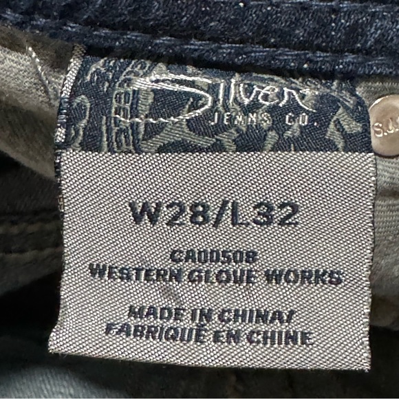 Silver Suki Surplus Bootcut Jeans Stretch Sz 28/32 - Picture 4 of 4